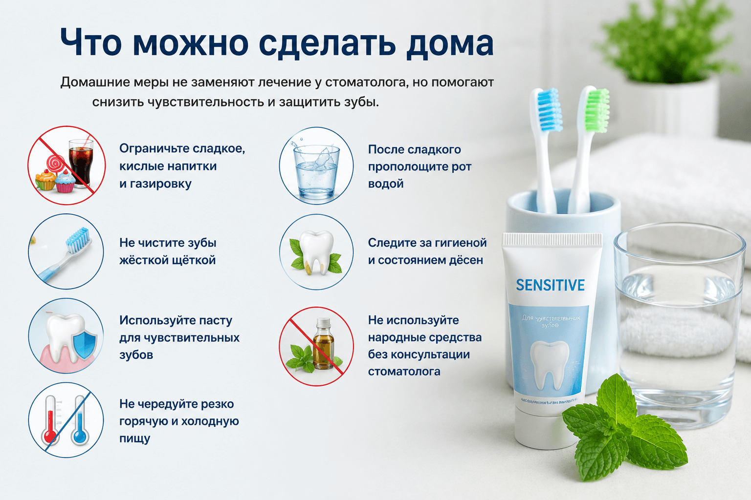 зубная боль из-за сладостей