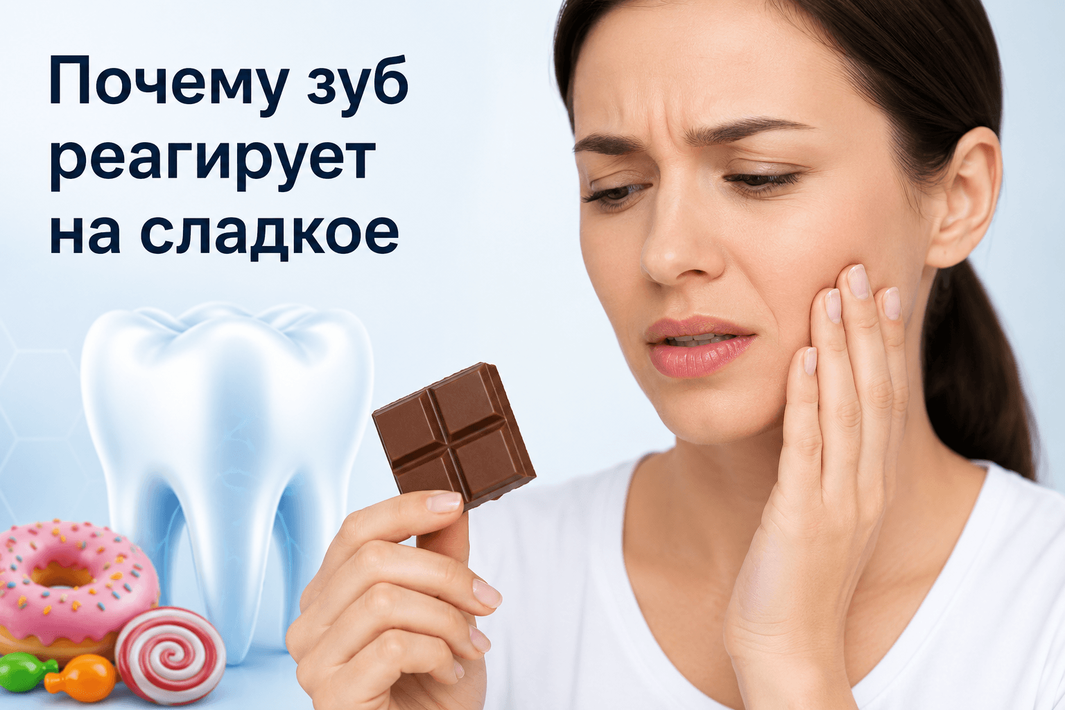 зубная боль из-за сладкого